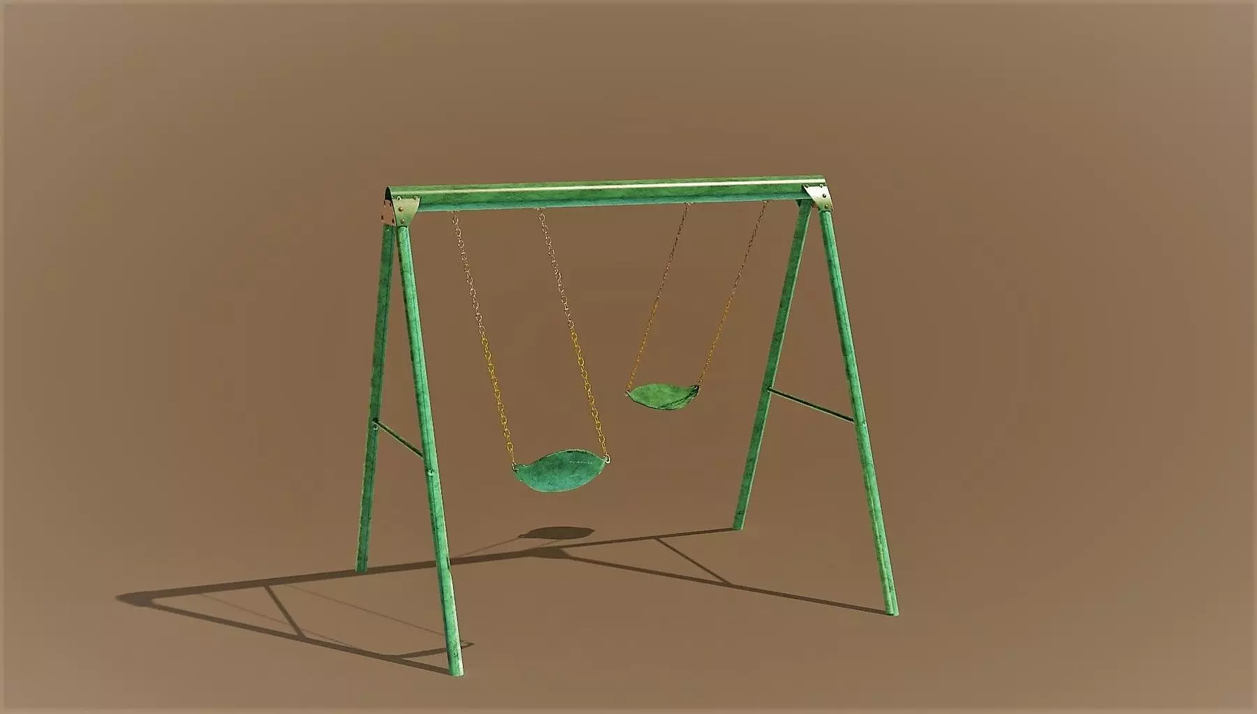 Swing 3D Model set Low-poly 3D model_0