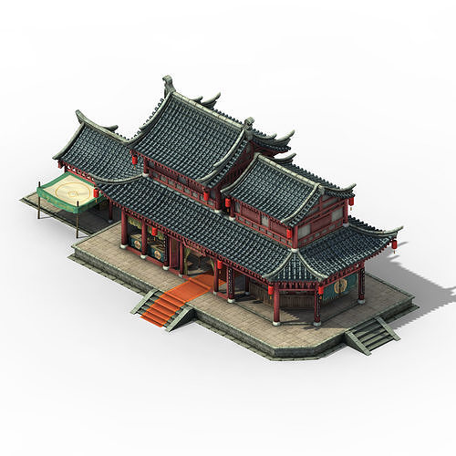 Tang Chang an City - Bank of 11 3D model