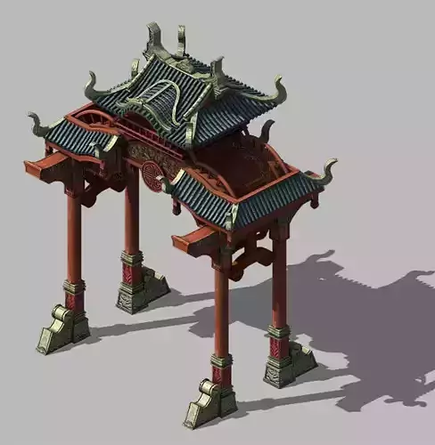 Tang Chang an City - booths Arch 11