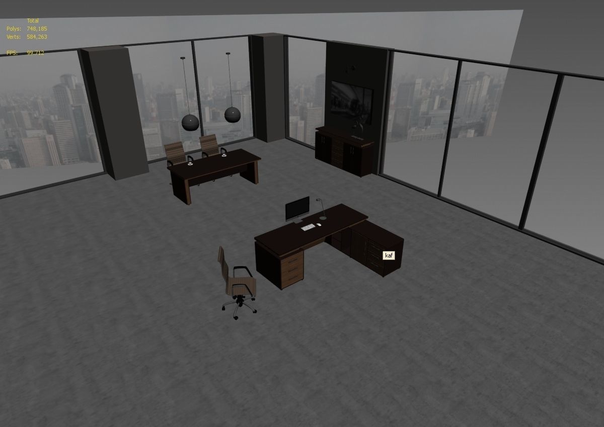 office interior md399 a11 3D model_20