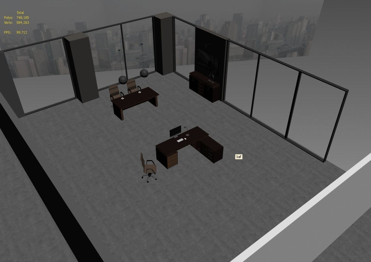 office interior md399 a11 3D model_5