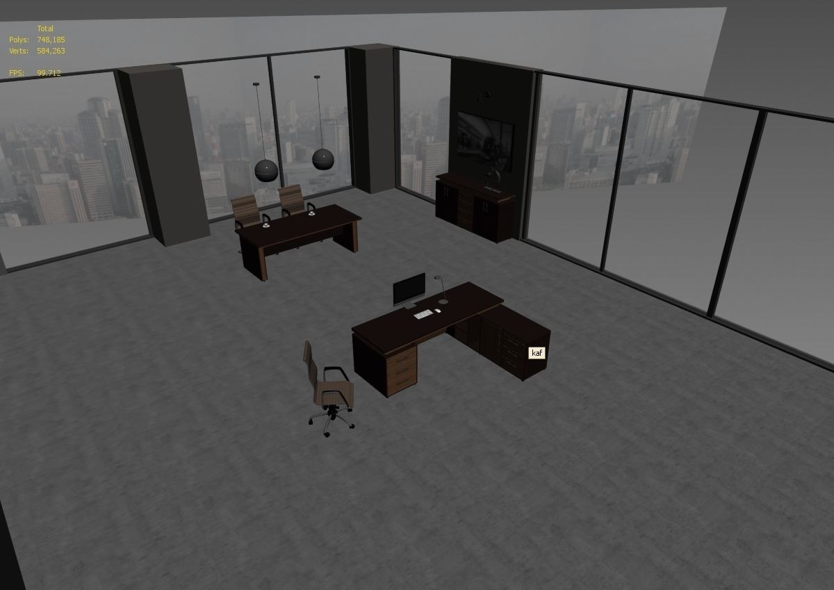 office interior md399 a11 3D model_19