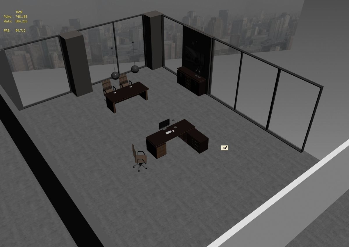 office interior md399 a11 3D model_3