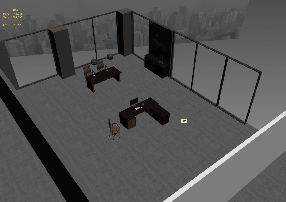 office interior md399 a11 3D model_1