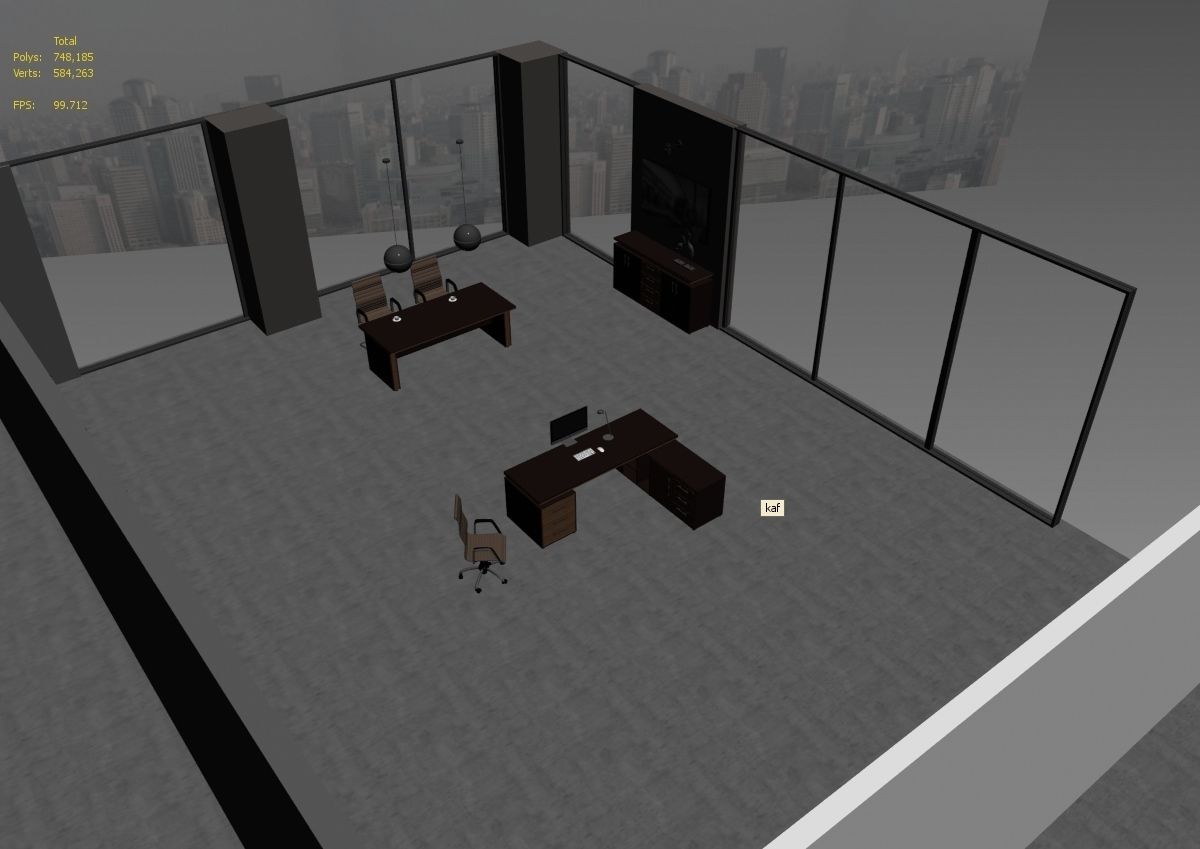 office interior md399 a11 3D model_6