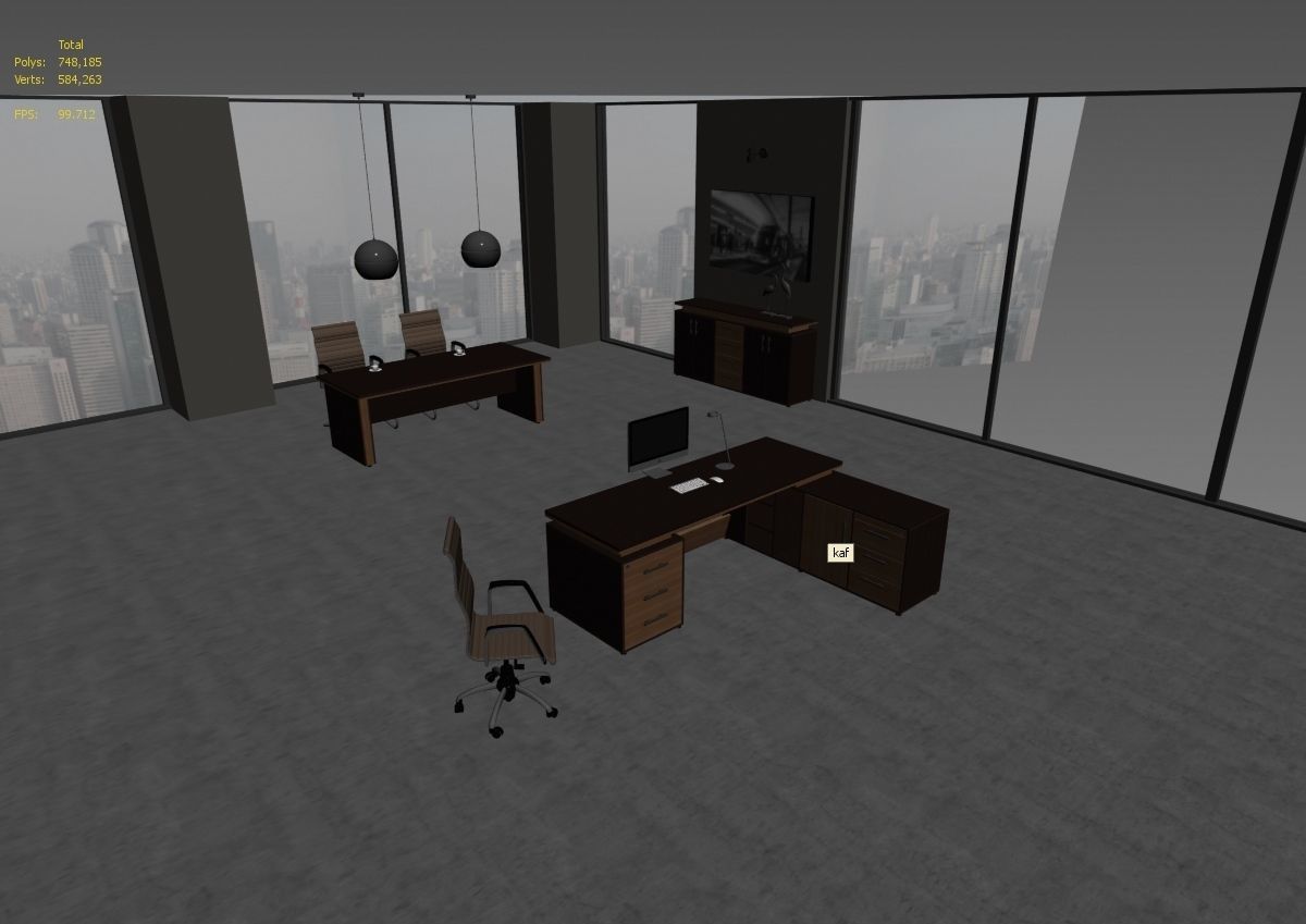 office interior md399 a11 3D model_25