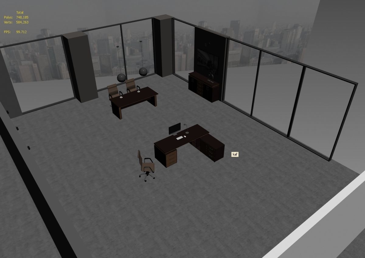 office interior md399 a11 3D model_10