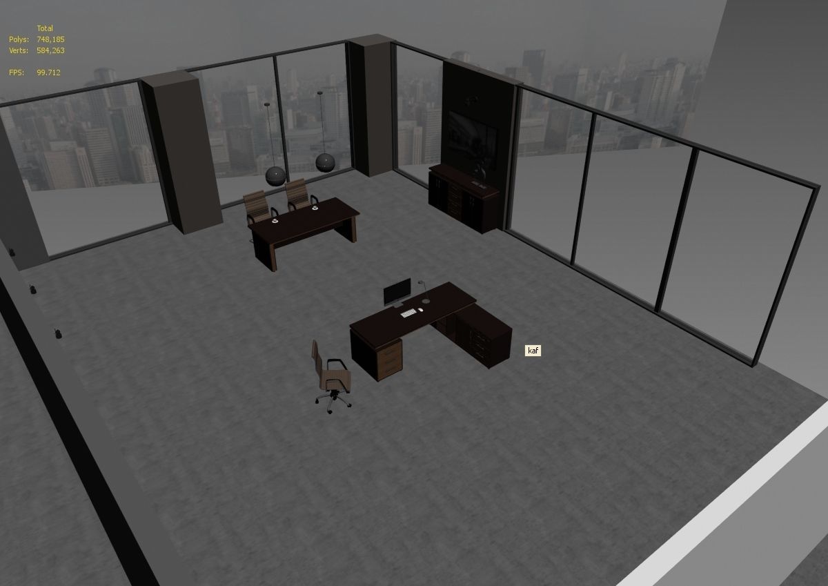 office interior md399 a11 3D model_11