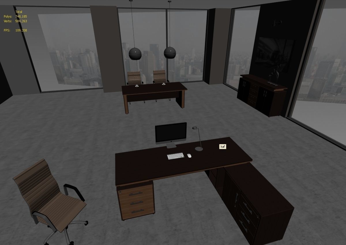 office interior md399 a11 3D model_48