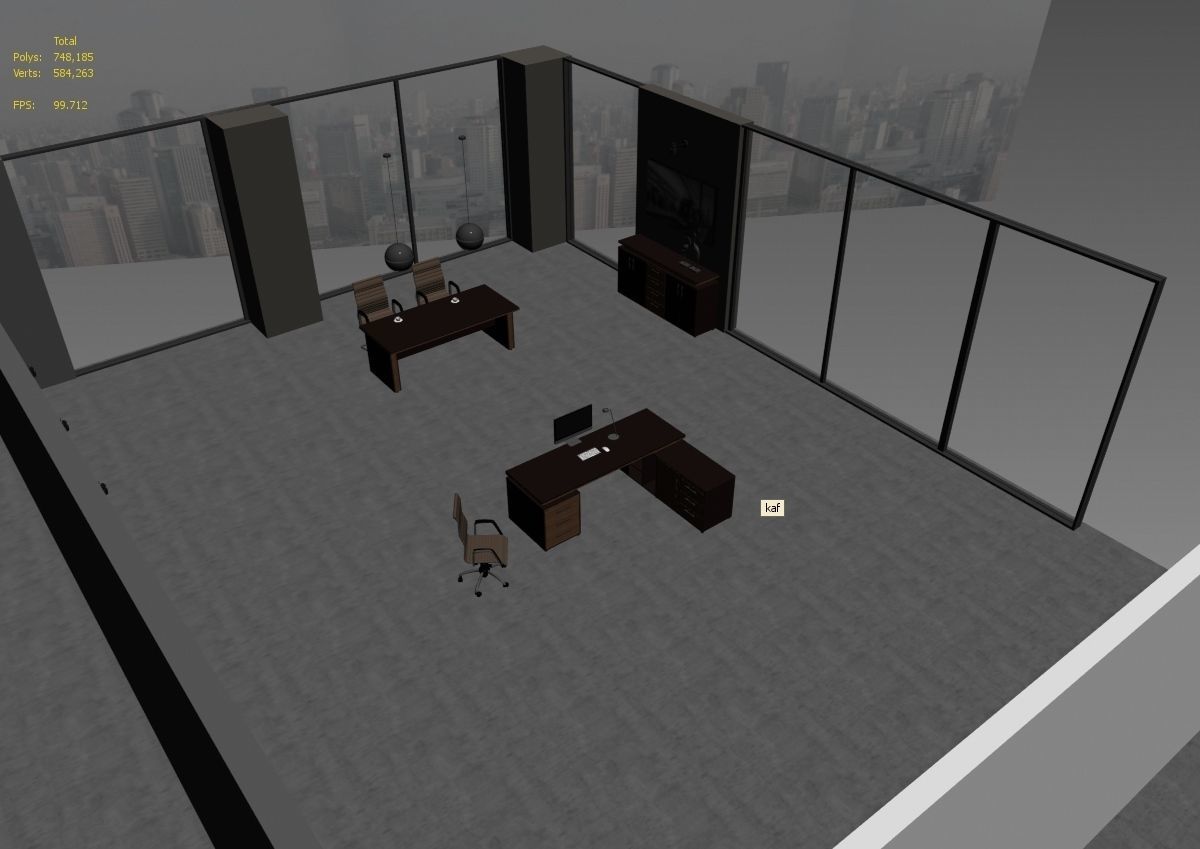 office interior md399 a11 3D model_9