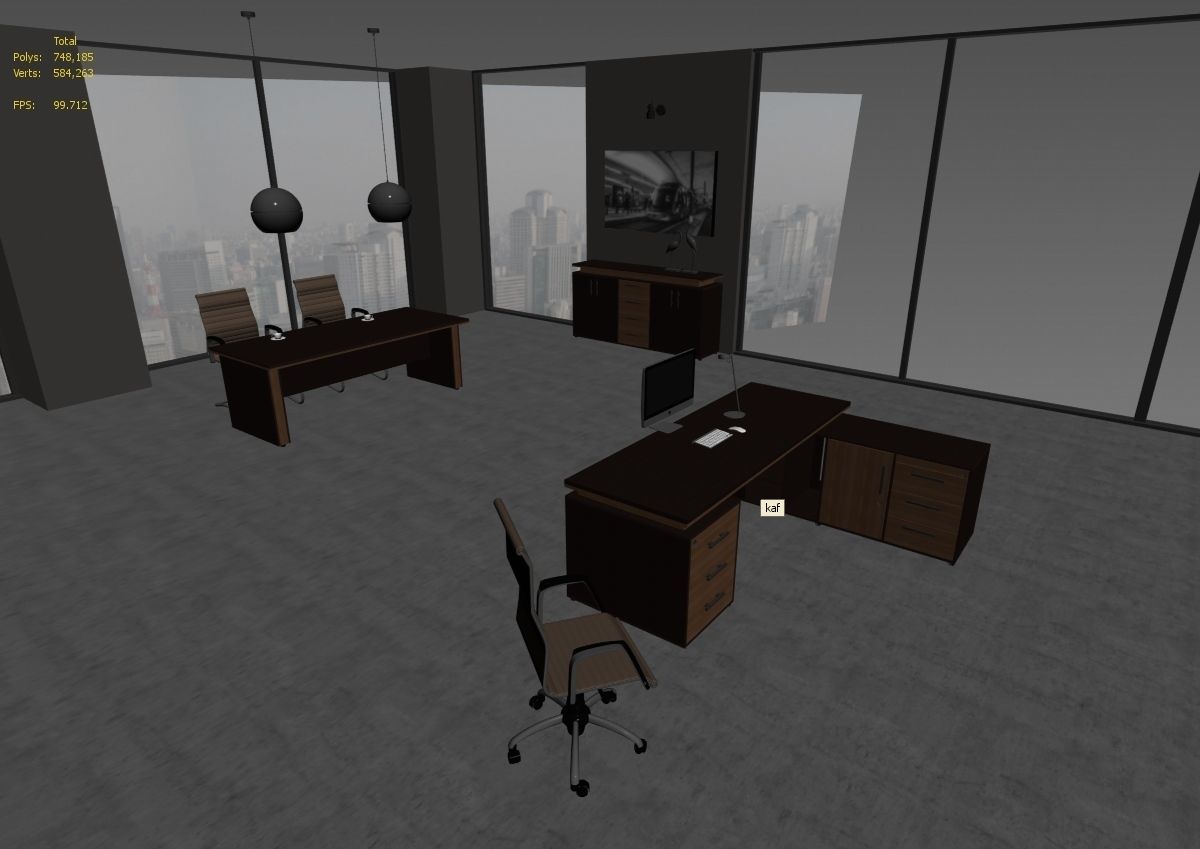 office interior md399 a11 3D model_32