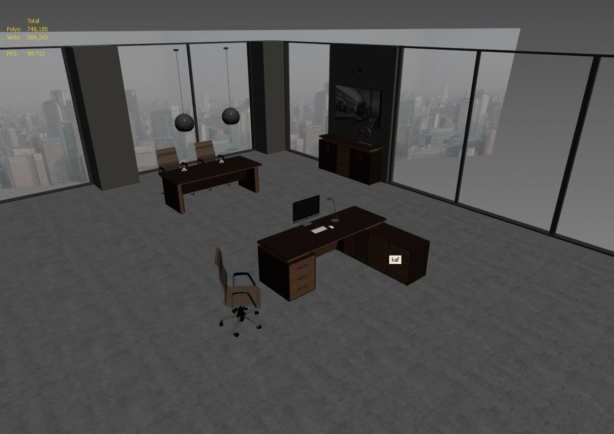 office interior md399 a11 3D model_23