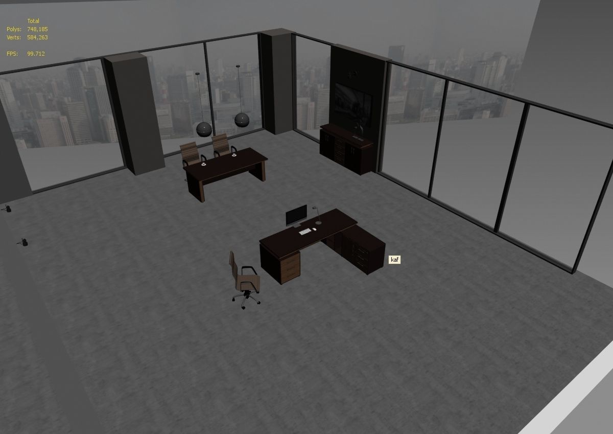 office interior md399 a11 3D model_14