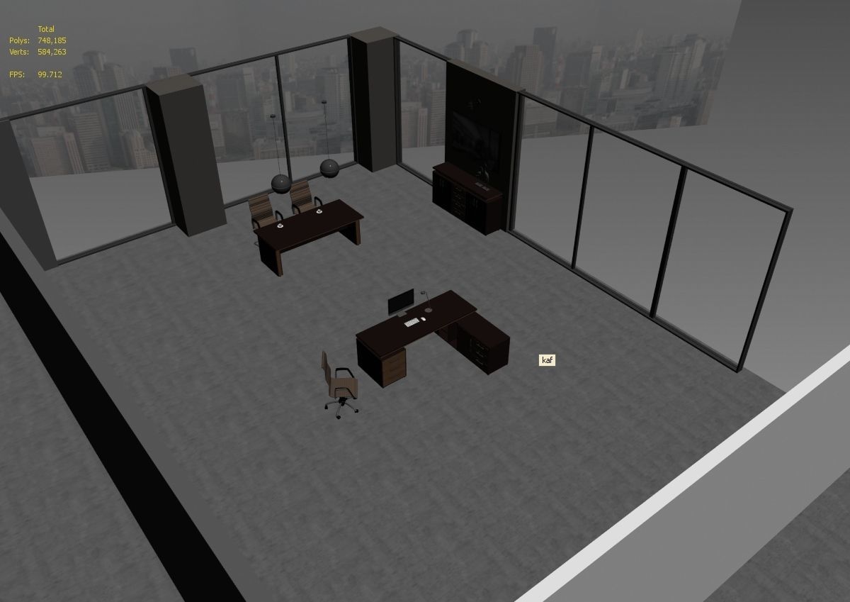 office interior md399 a11 3D model_4