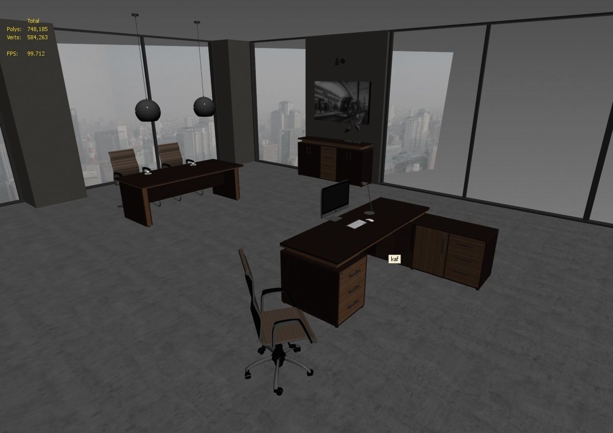 office interior md399 a11 3D model_31