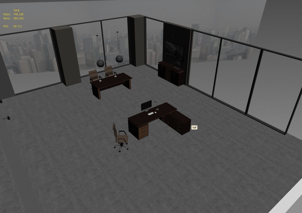 office interior md399 a11 3D model_15
