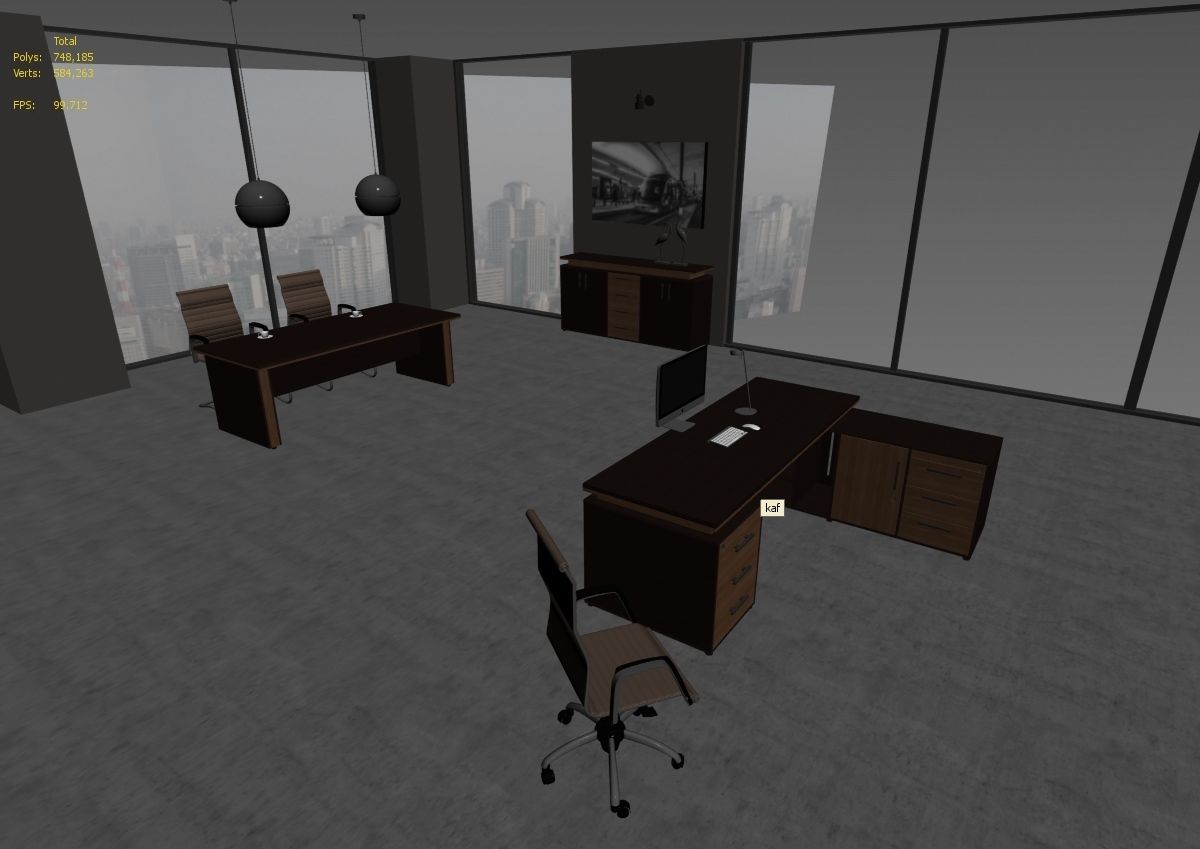 office interior md399 a11 3D model_33