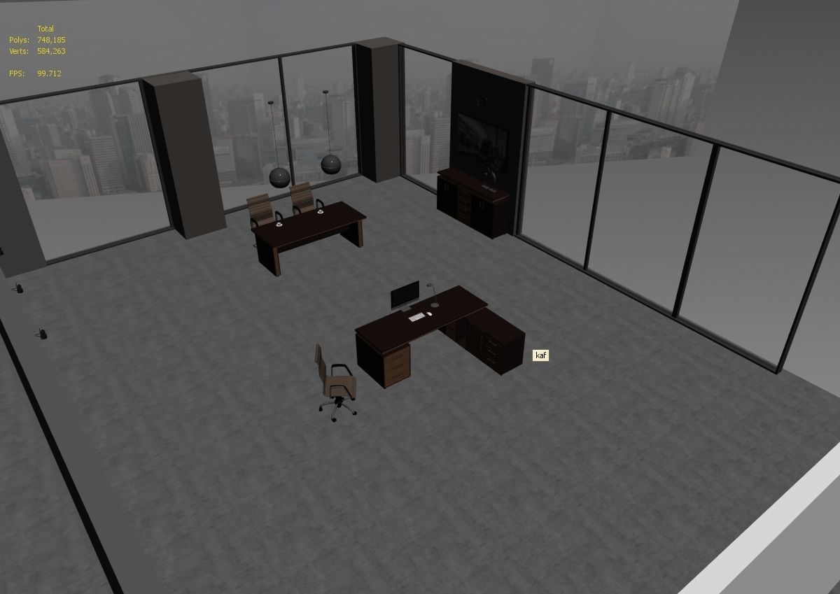 office interior md399 a11 3D model_13