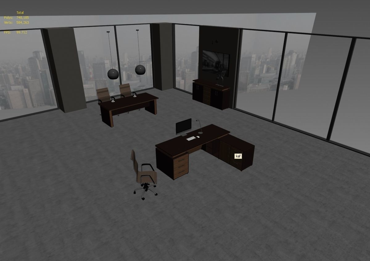 office interior md399 a11 3D model_22