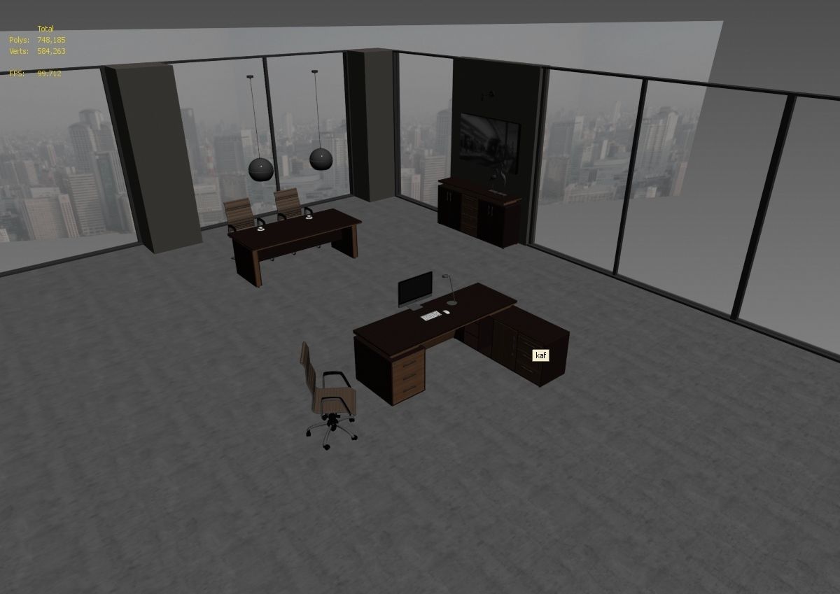 office interior md399 a11 3D model_21