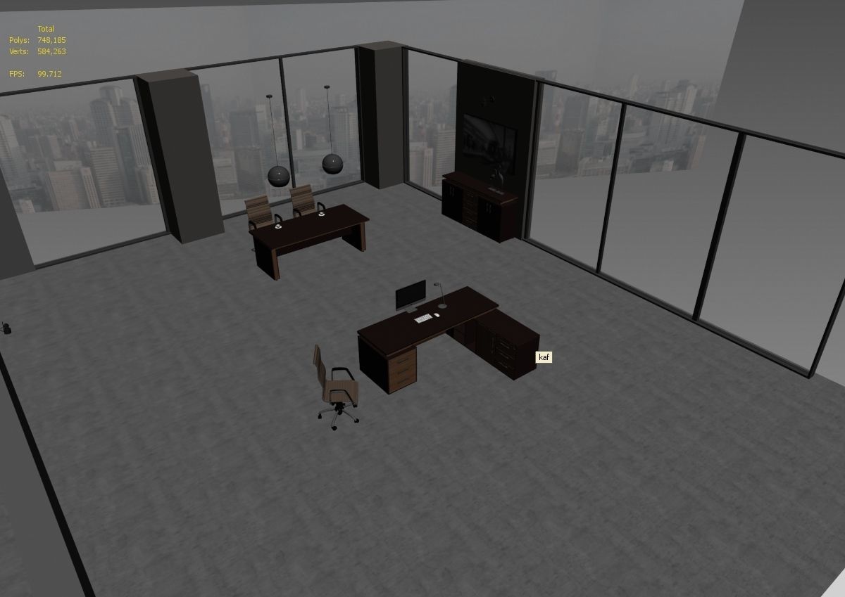 office interior md399 a11 3D model_16