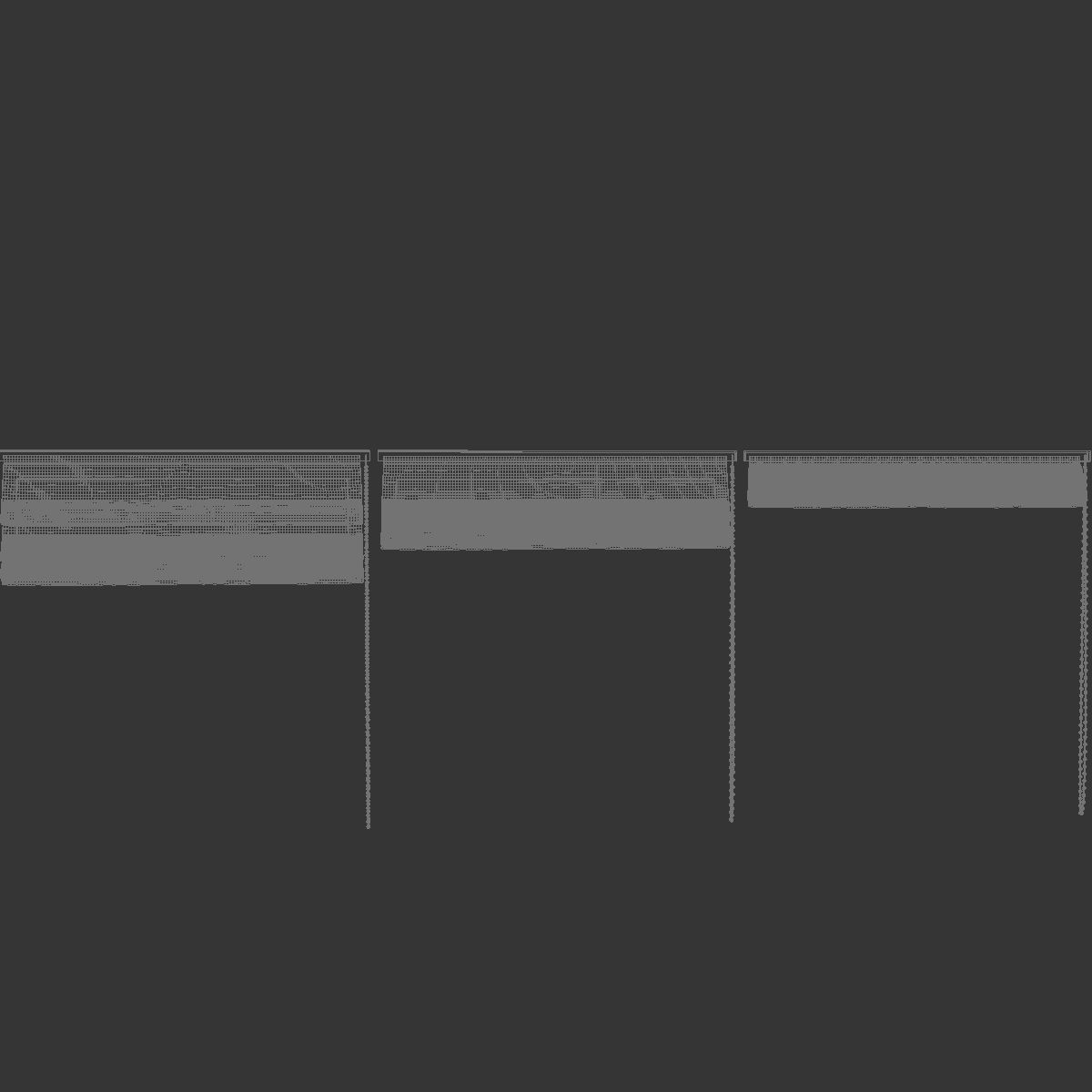 Curtains 41 blinds 3 colors 3D model_4