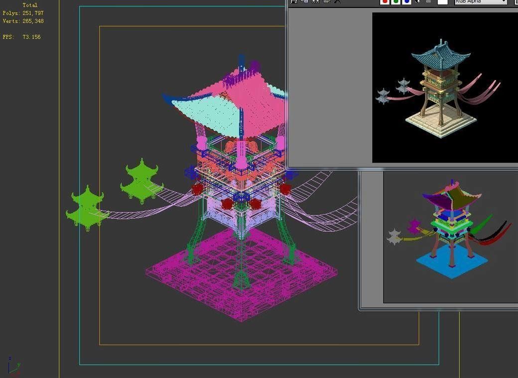 Tang Main City Inn - Tower 02 3D model_5