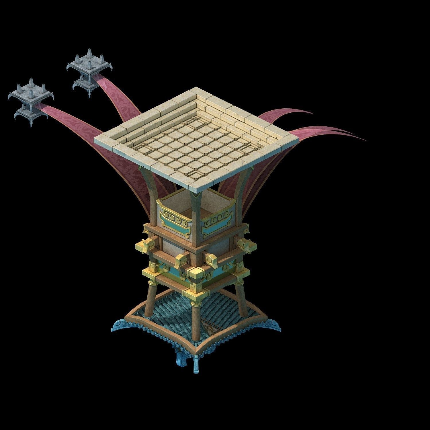 Tang Main City Inn - Tower 02 3D model_4