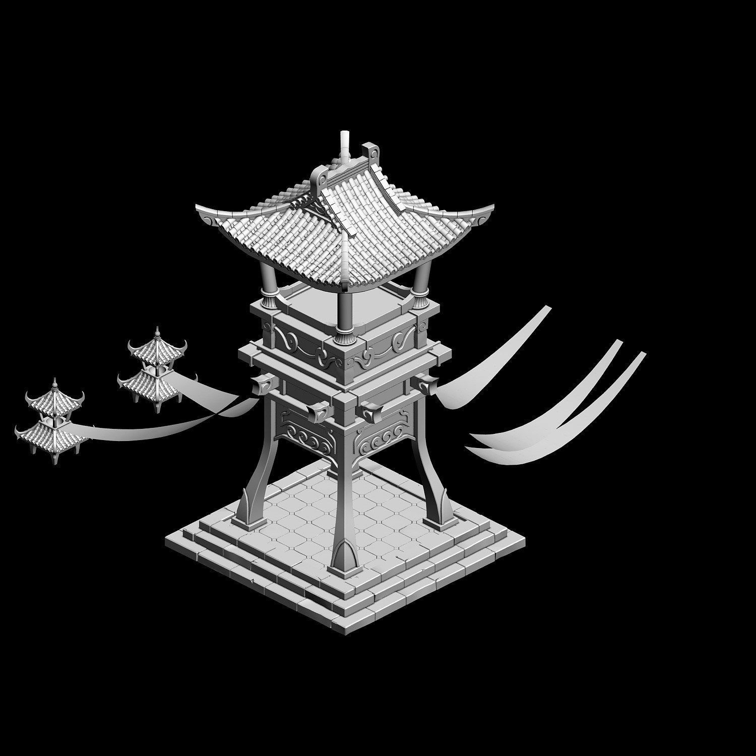 Tang Main City Inn - Tower 02 3D model_2