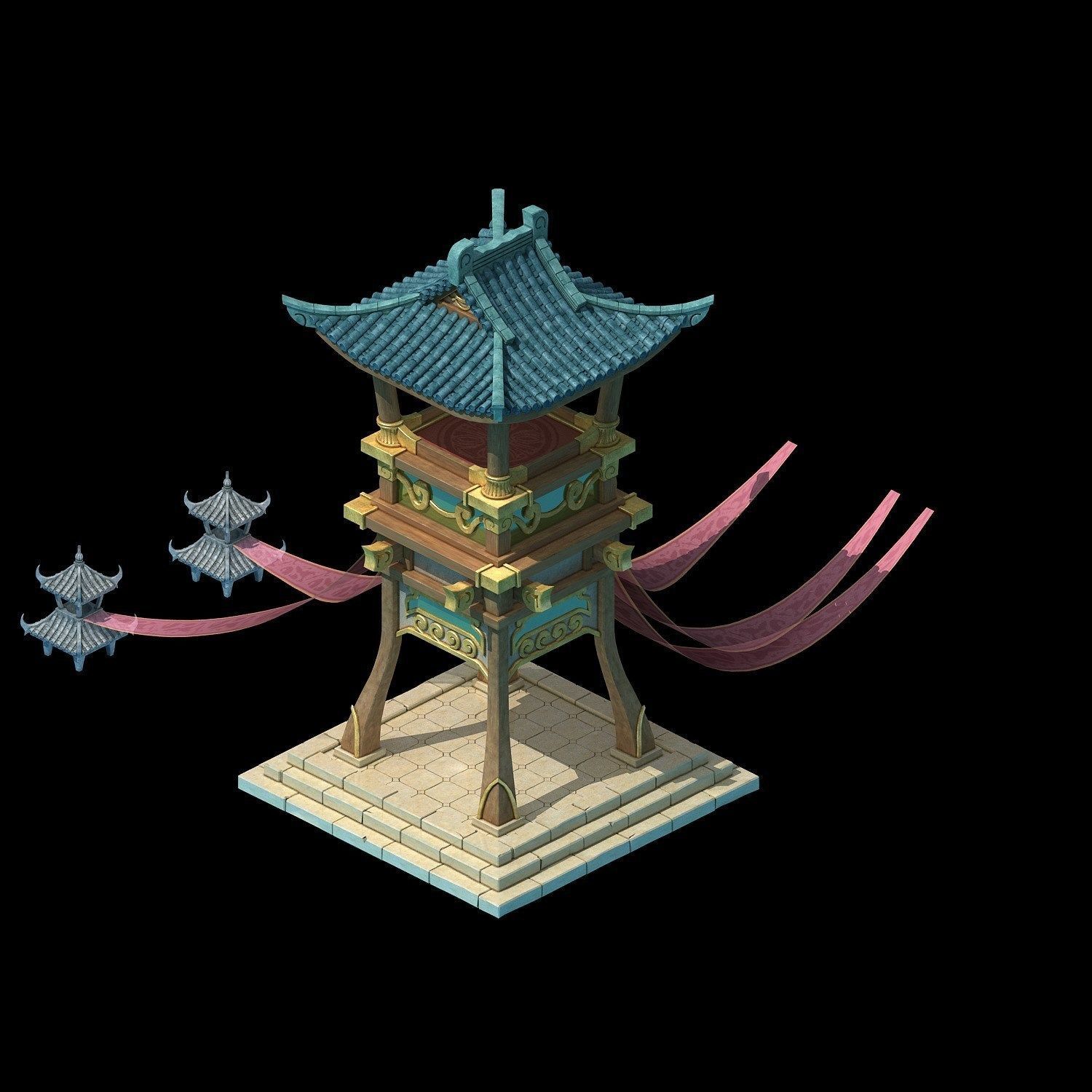 Tang Main City Inn - Tower 02 3D model_1