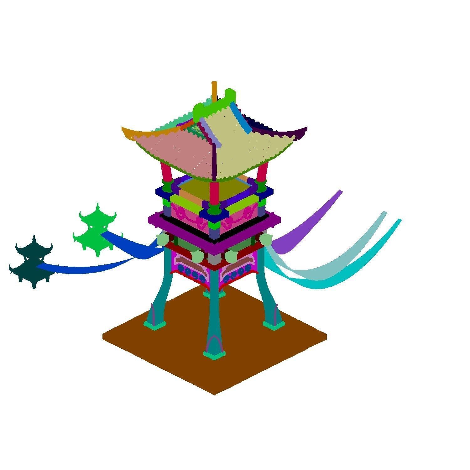 Tang Main City Inn - Tower 02 3D model_3