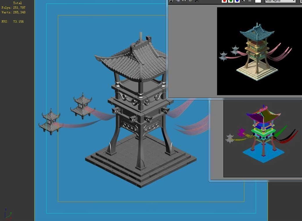 Tang Main City Inn - Tower 02 3D model_6