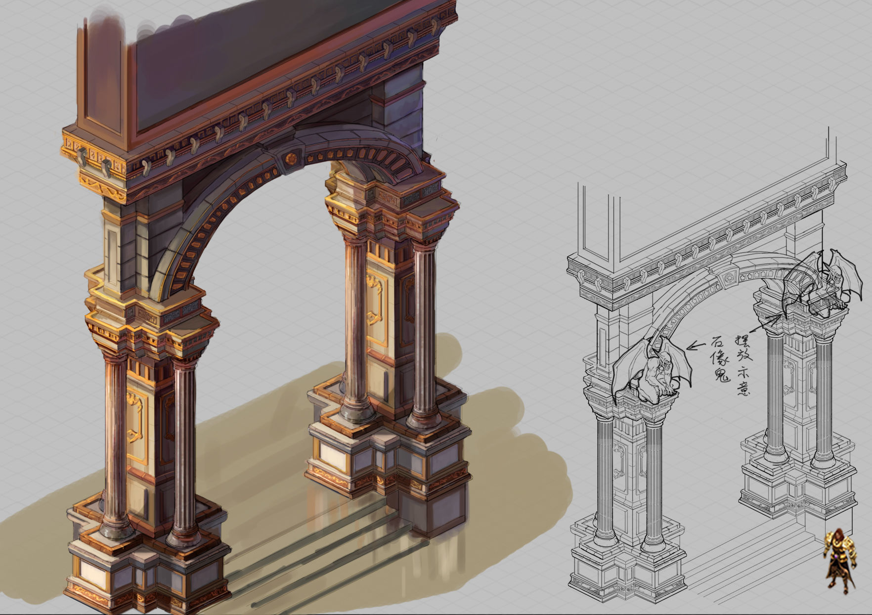 Tang Main City Store - Pillar 01 3D model_2