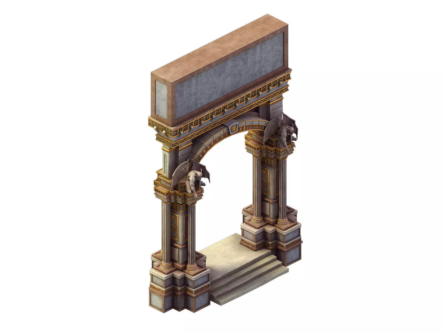 Tang Main City Store - Pillar 01 3D model_0