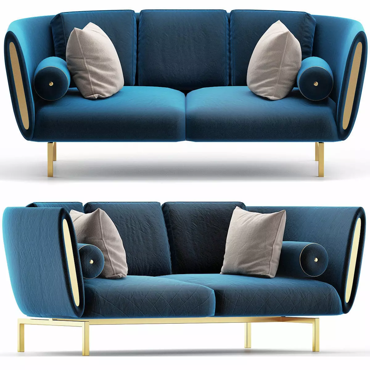 Sipario Sofas - Adora 3d model Low-poly 3D model