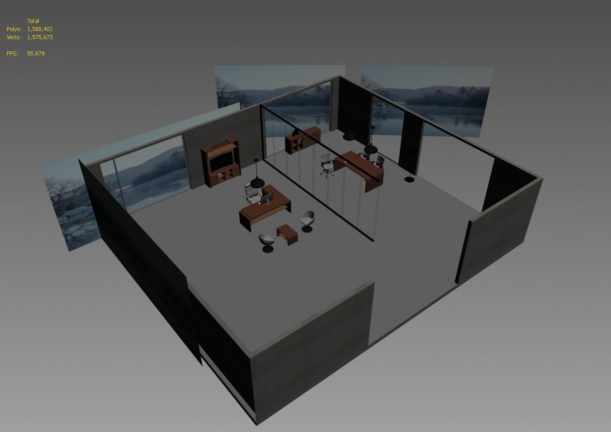 office interior md599 a12 3D model_20