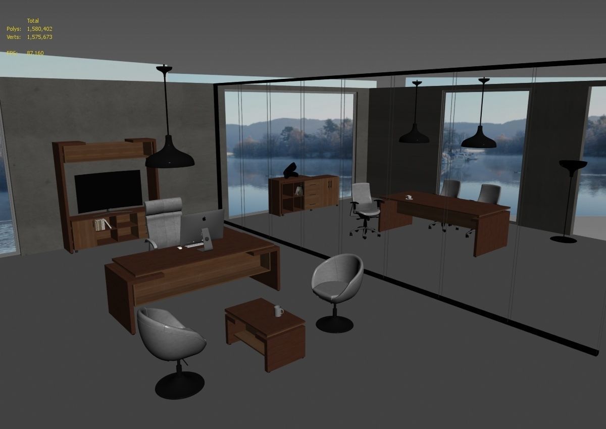 office interior md599 a12 3D model_34