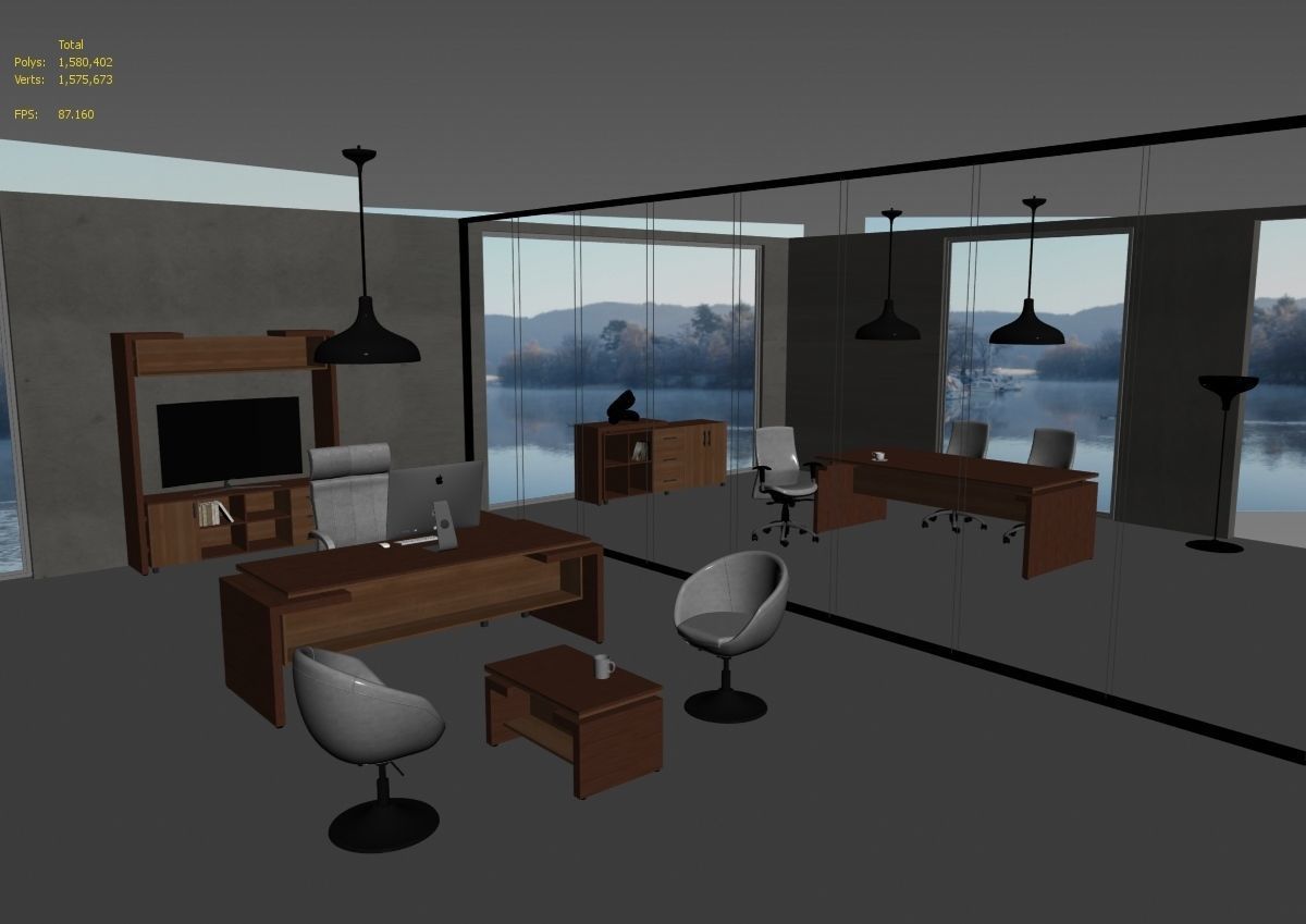 office interior md599 a12 3D model_38