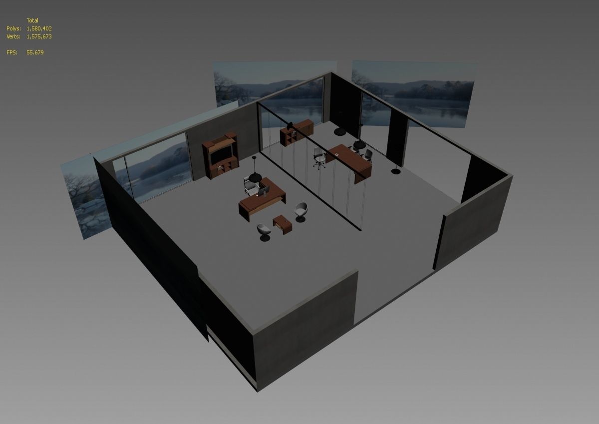office interior md599 a12 3D model_15