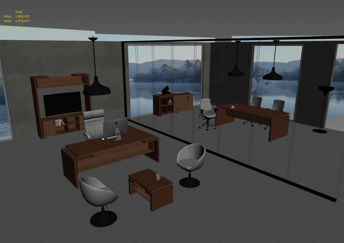 office interior md599 a12 3D model_33