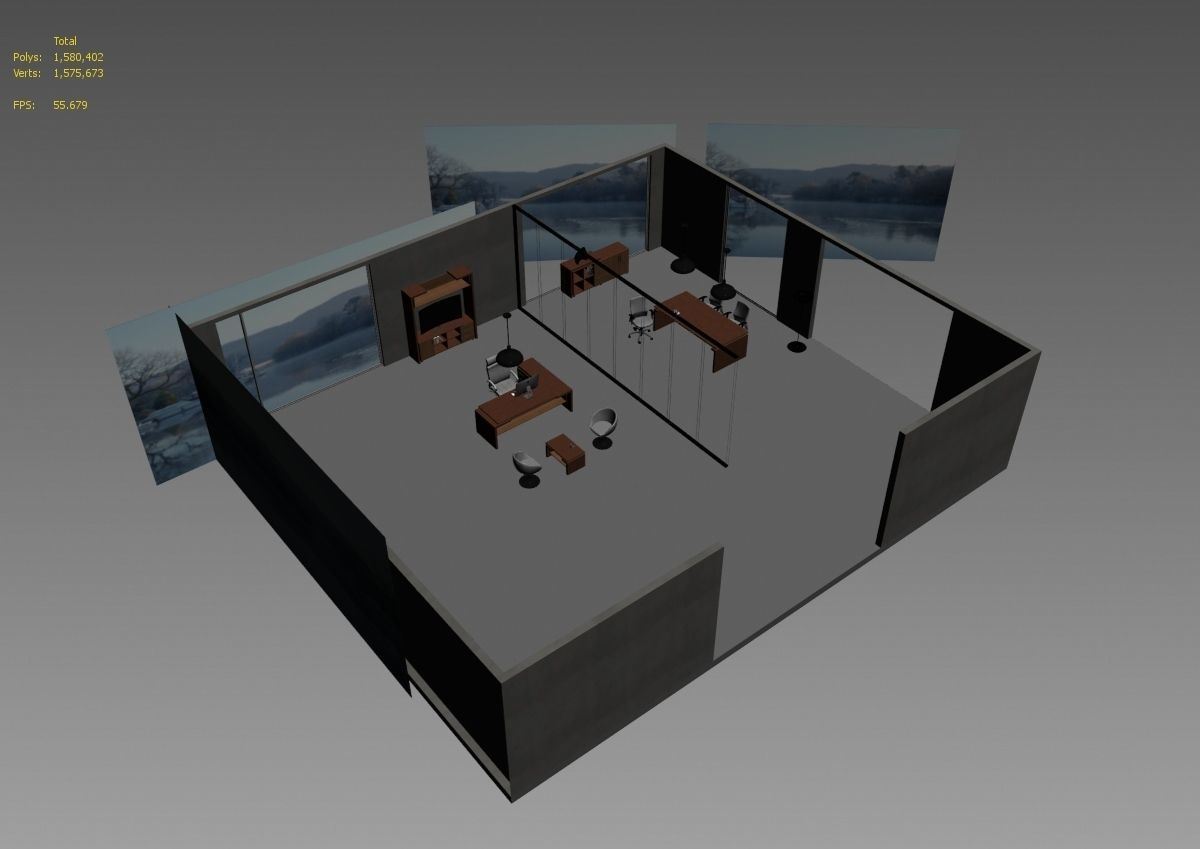 office interior md599 a12 3D model_17