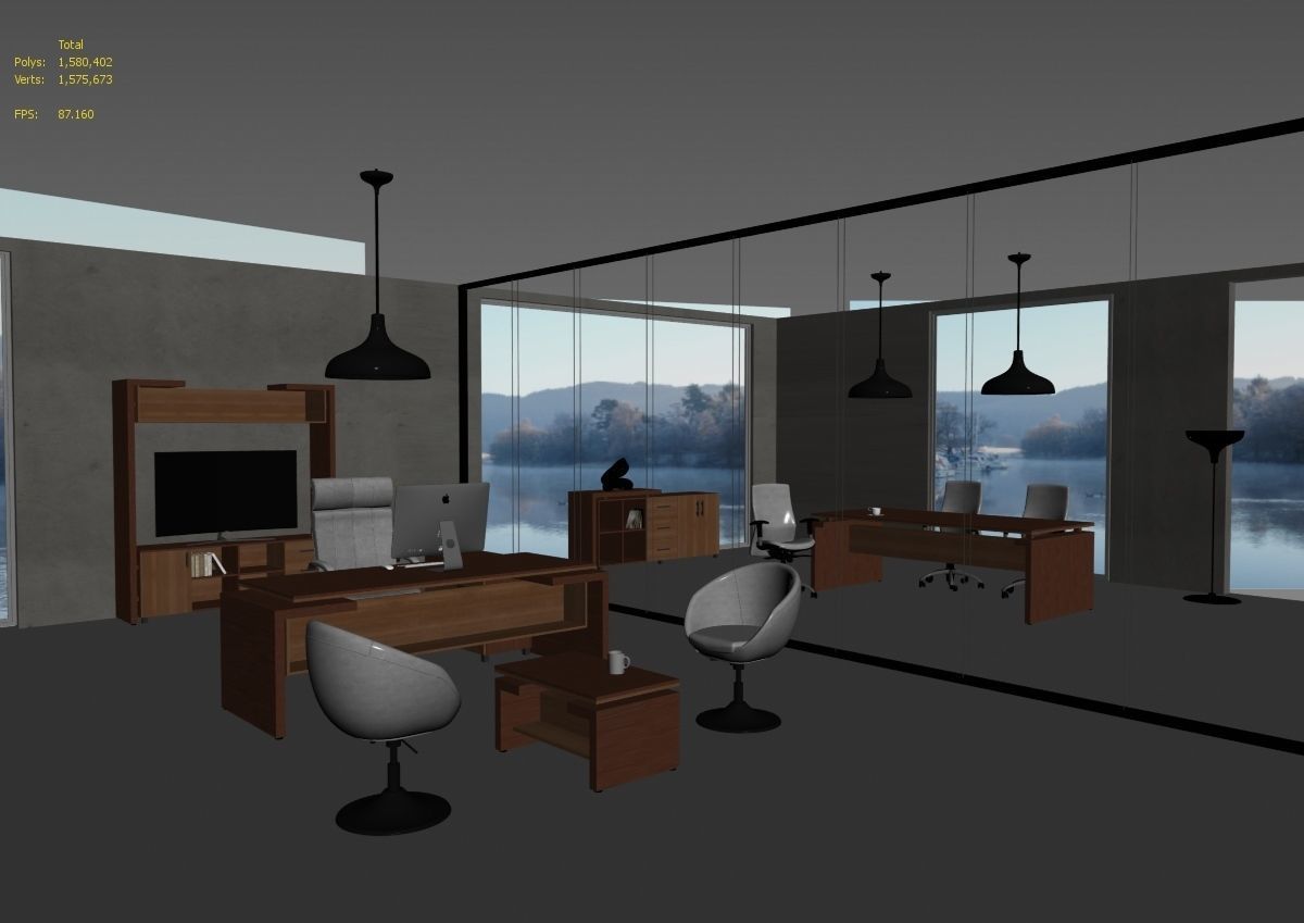 office interior md599 a12 3D model_51
