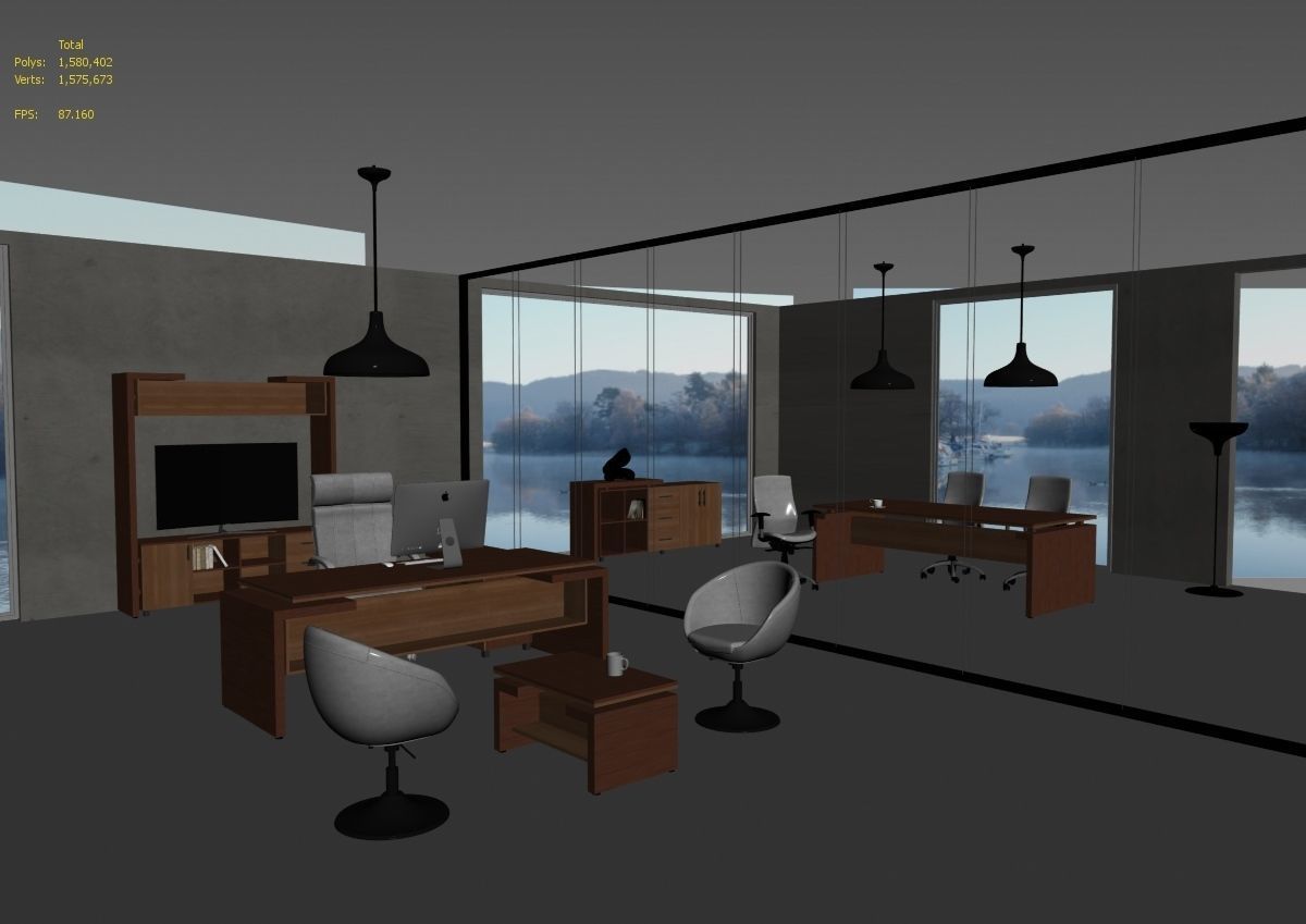 office interior md599 a12 3D model_49