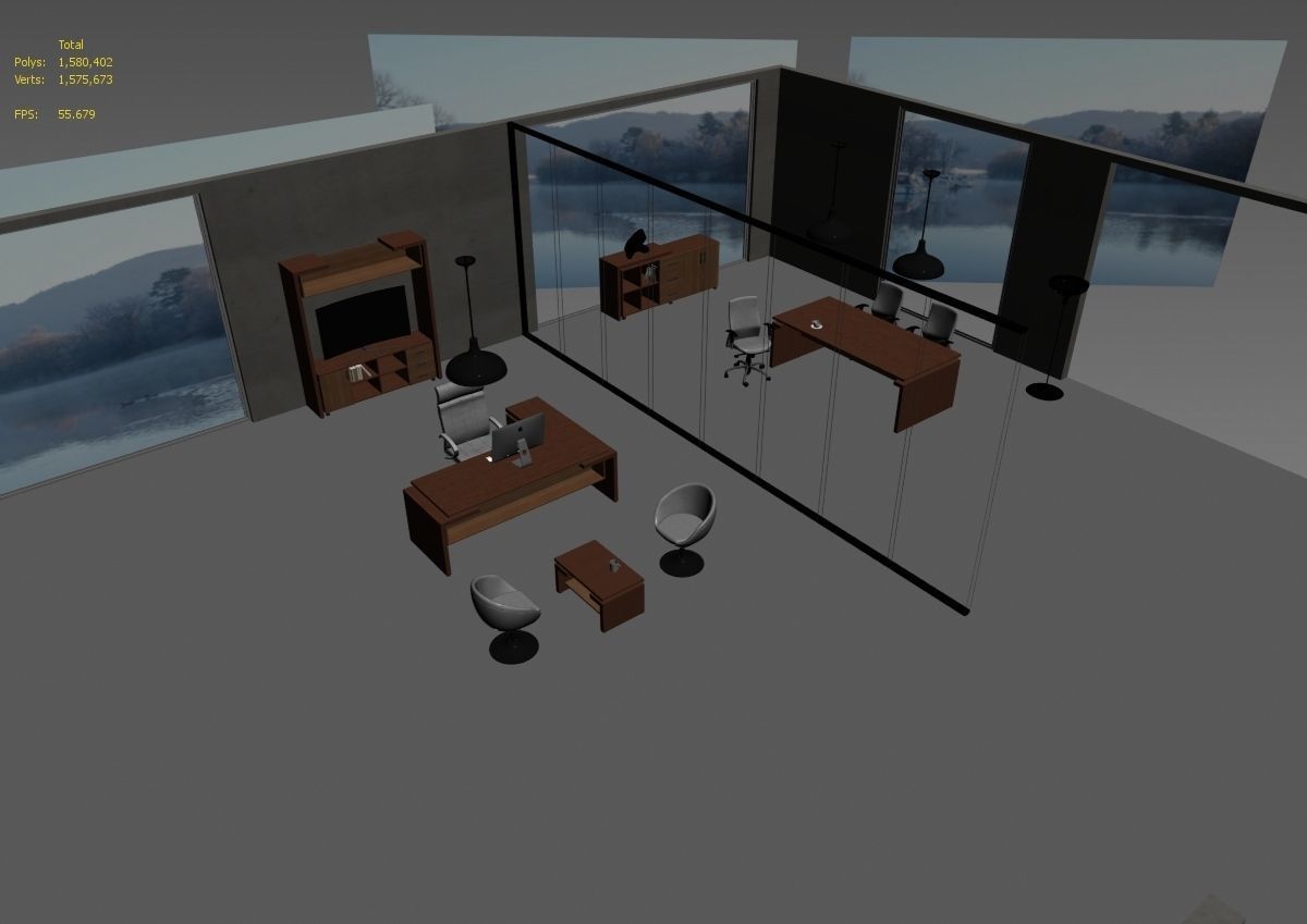 office interior md599 a12 3D model_27