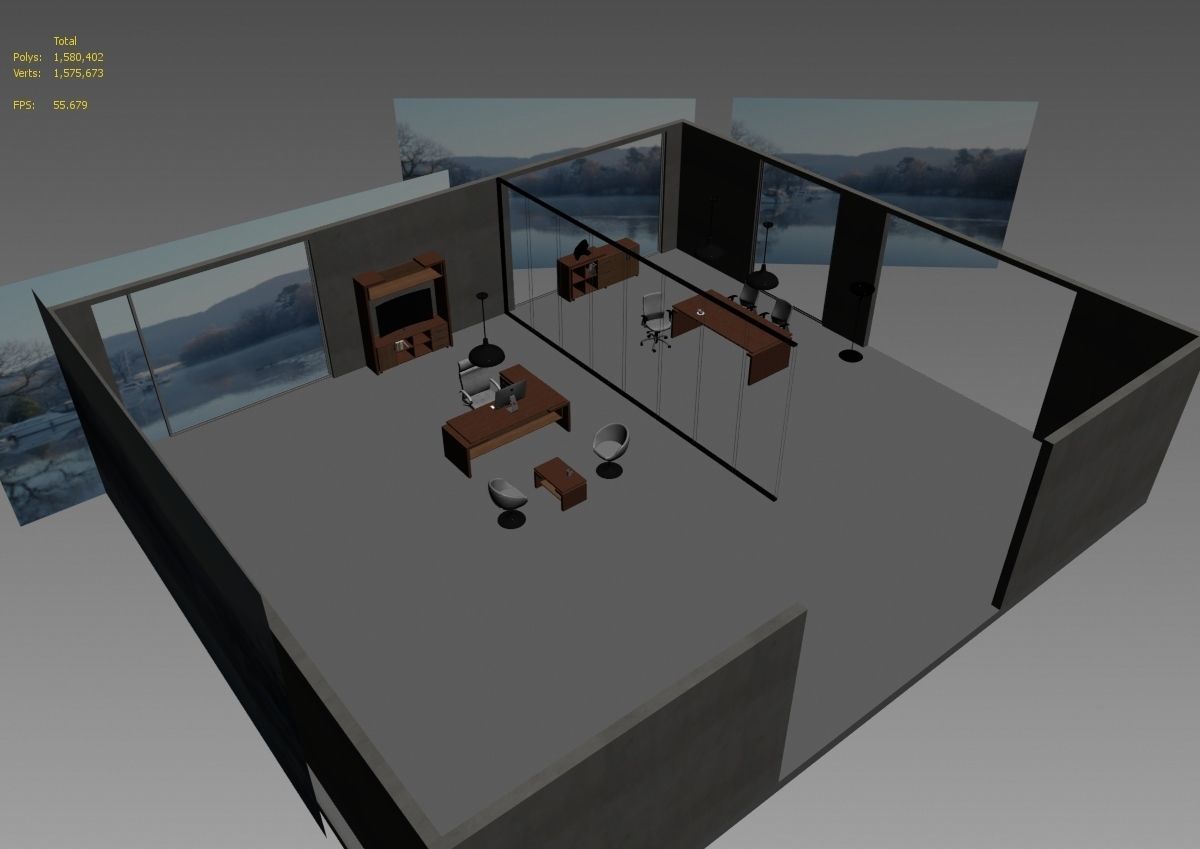 office interior md599 a12 3D model_24
