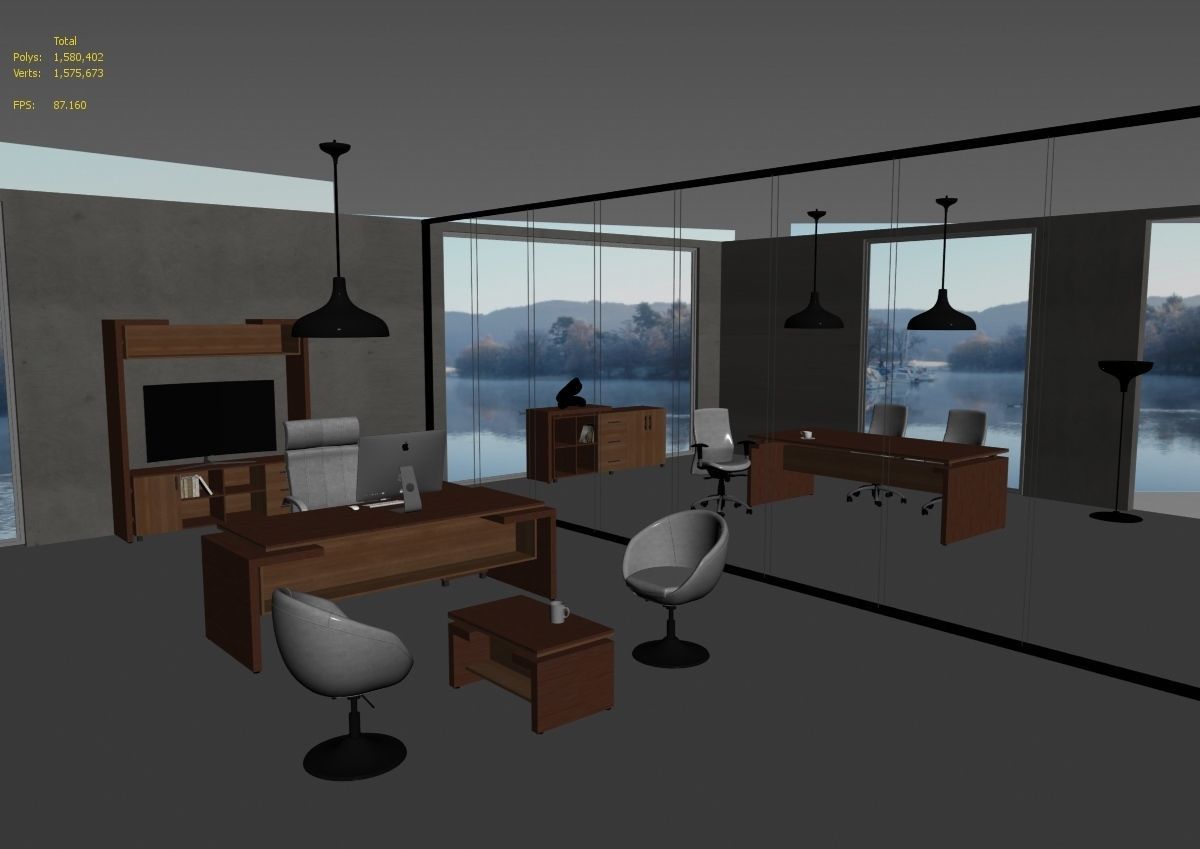 office interior md599 a12 3D model_42