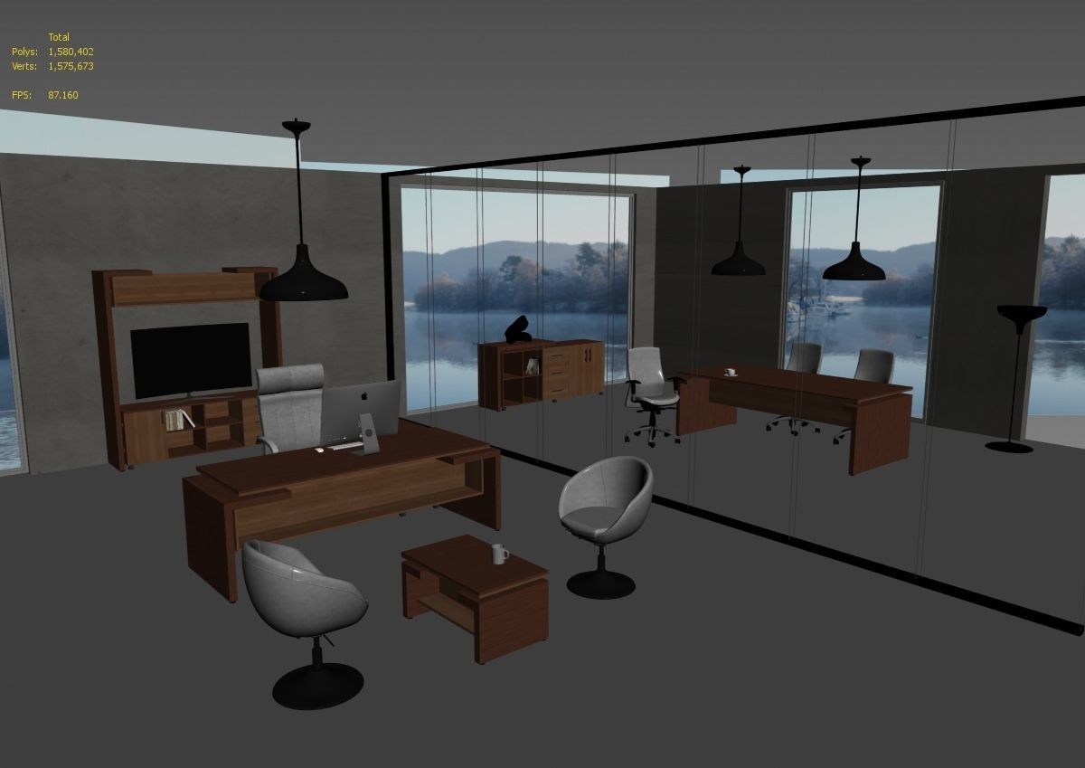 office interior md599 a12 3D model_36