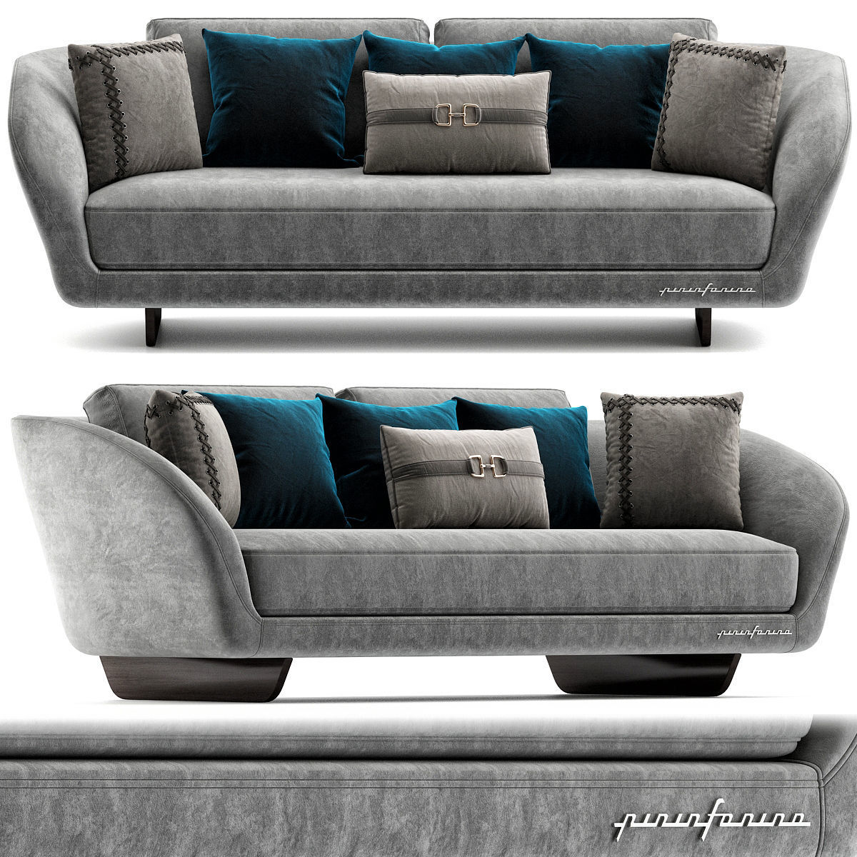 Sofas low poly 3d models collection 10 pieces Low-poly 3D model_4