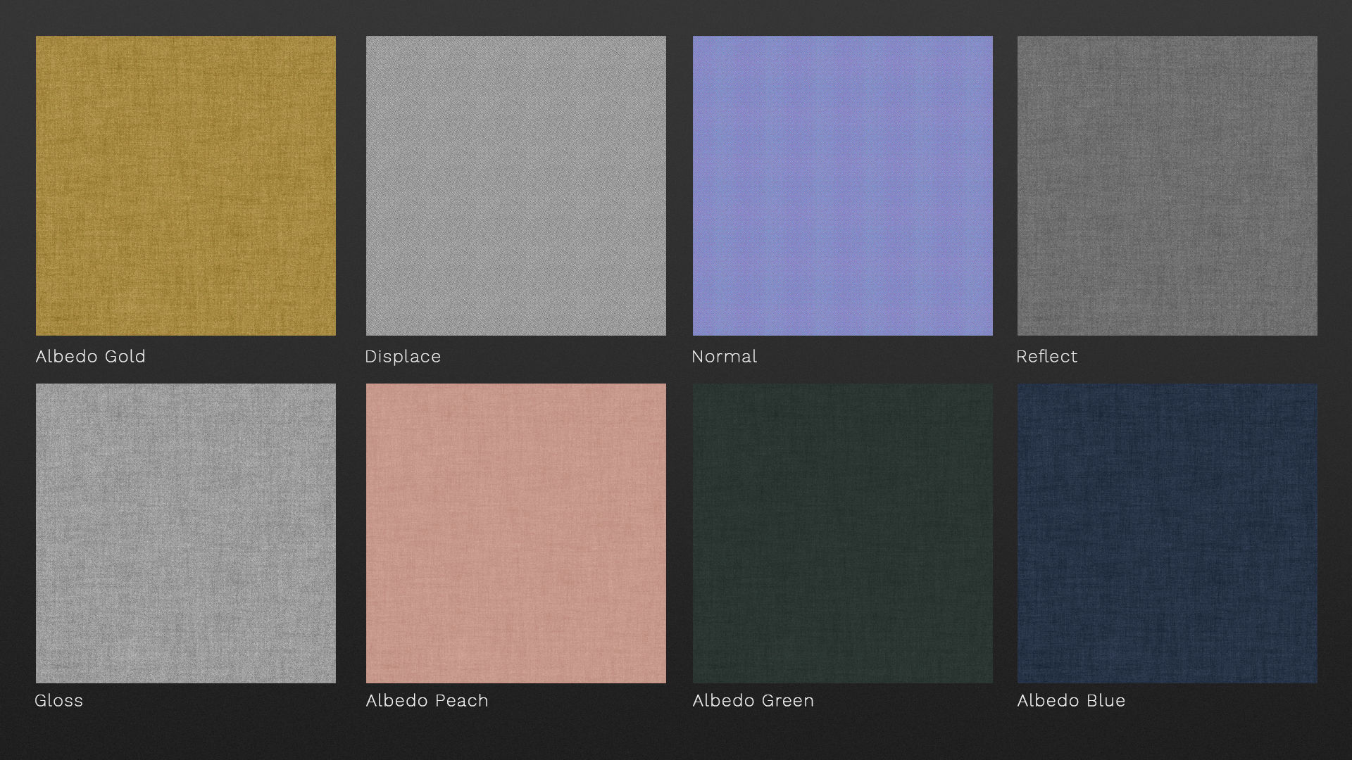 Furniture textile large surface texture 3D model_7