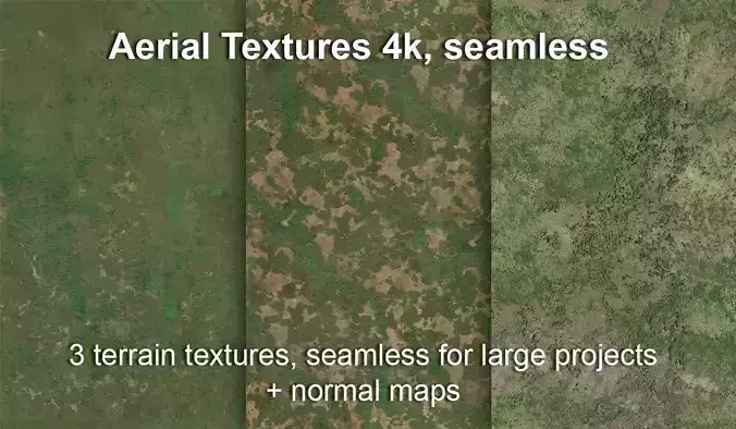 Aerial textures for large terrain 01